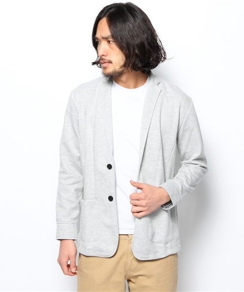 WEGO(ウィゴー)の「WEGO/ポンチテーラードジャケット(テーラードジャケット・メンズ・グレー/ネイビー/ブラック・MEDIUM/LARGE)」の7枚目の写真