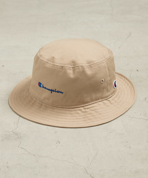 Champion（チャンピオン）の「∴WEGO/Champion別注バケットハット（ハット・メンズ・ネイビー/ベージュ/ホワイト/ブラック/ライトベージュ/グリーン/パープル/レッド・FREE）」の20枚目の写真