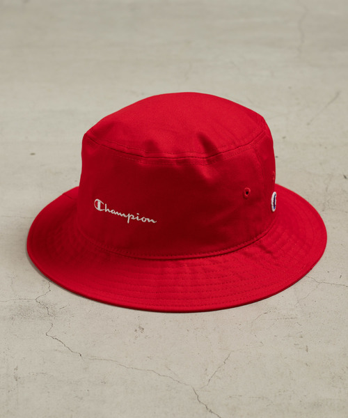 Champion（チャンピオン）の「∴WEGO/Champion別注バケットハット（ハット・メンズ・ネイビー/ベージュ/ホワイト/ブラック/ライトベージュ/グリーン/パープル/レッド・FREE）」の17枚目の写真