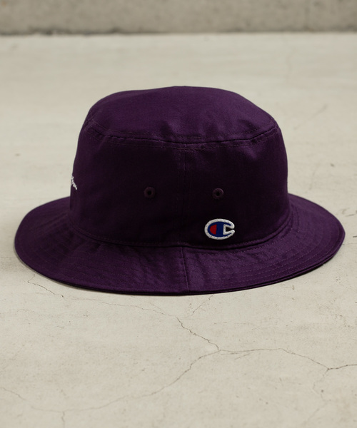 Champion（チャンピオン）の「∴WEGO/Champion別注バケットハット（ハット・メンズ・ネイビー/ベージュ/ホワイト/ブラック/ライトベージュ/グリーン/パープル/レッド・FREE）」の16枚目の写真