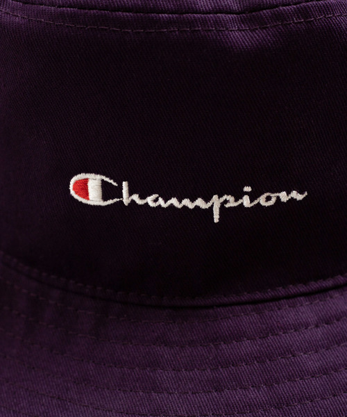 Champion（チャンピオン）の「∴WEGO/Champion別注バケットハット（ハット・メンズ・ネイビー/ベージュ/ホワイト/ブラック/ライトベージュ/グリーン/パープル/レッド・FREE）」の12枚目の写真