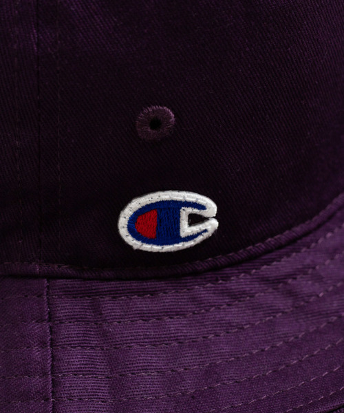 Champion（チャンピオン）の「∴WEGO/Champion別注バケットハット（ハット・メンズ・ネイビー/ベージュ/ホワイト/ブラック/ライトベージュ/グリーン/パープル/レッド・FREE）」の11枚目の写真