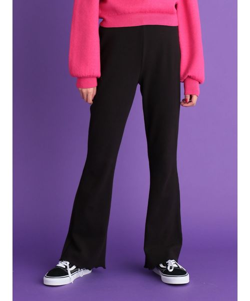 jouetie（ジュエティ）の「テレコカラーメローパンツ（その他パンツ・レディース・ブラック/パープル/グレー/ピンク/ブルー・MEDIUM）」の2枚目の写真