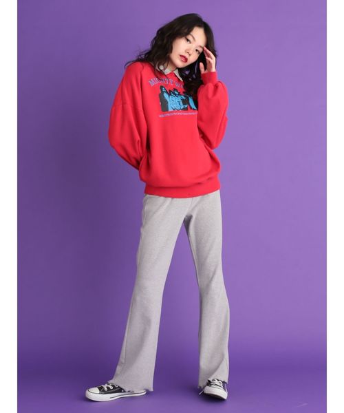 jouetie（ジュエティ）の「テレコカラーメローパンツ（その他パンツ・レディース・ブラック/パープル/グレー/ピンク/ブルー・MEDIUM）」の8枚目の写真