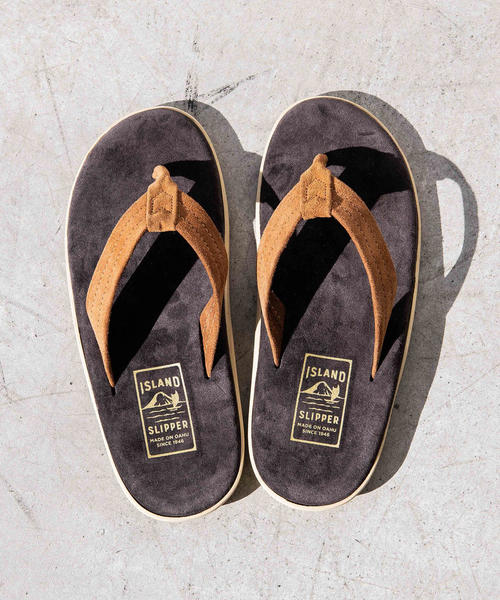 アイランドスリッパ  SLIPPER GLR別注 スエードコンビ ISLAND SLIPPER（アイランドスリッパ）の「別注 [アイランドスリッパ