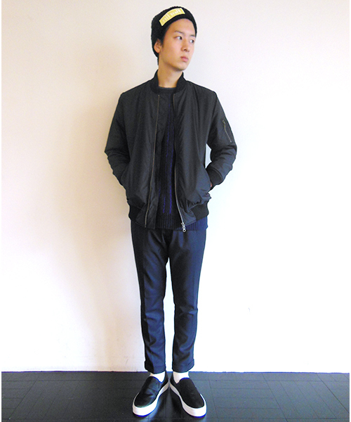 WHO'S WHO gallery（フーズフーギャラリー）の「リブ付イージーパンツ（スラックス・メンズ・チャコールグレー/ブルー/ネイビー/ブラック/その他20/その他・MEDIUM/LARGE）」の15枚目の写真