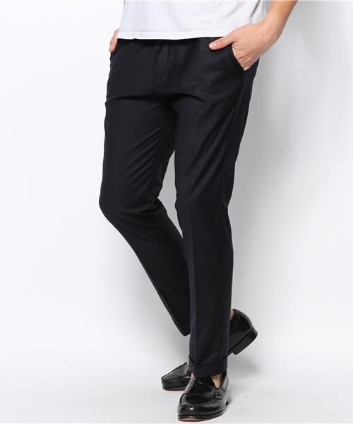 WHO'S WHO gallery（フーズフーギャラリー）の「リブ付イージーパンツ（スラックス・メンズ・チャコールグレー/ブルー/ネイビー/ブラック/その他20/その他・MEDIUM/LARGE）」の5枚目の写真