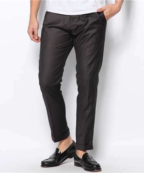 WHO'S WHO gallery（フーズフーギャラリー）の「リブ付イージーパンツ（スラックス・メンズ・チャコールグレー/ブルー/ネイビー/ブラック/その他20/その他・MEDIUM/LARGE）」の4枚目の写真