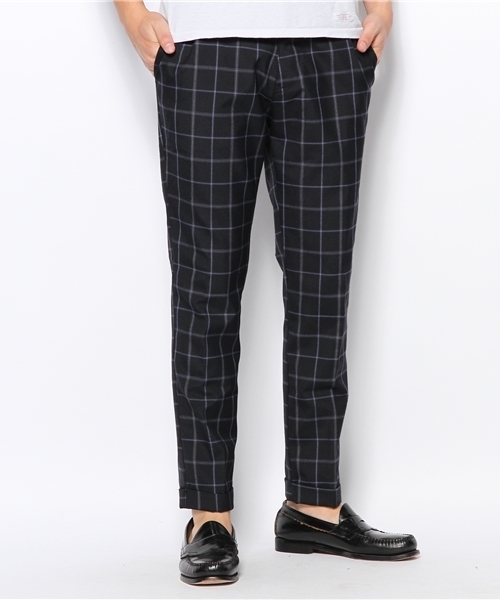 WHO'S WHO gallery（フーズフーギャラリー）の「リブ付イージーパンツ（スラックス・メンズ・チャコールグレー/ブルー/ネイビー/ブラック/その他20/その他・MEDIUM/LARGE）」の6枚目の写真