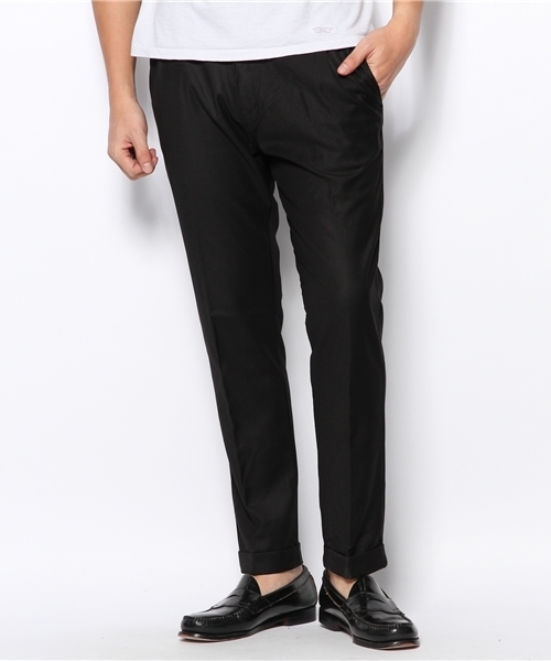 WHO'S WHO gallery（フーズフーギャラリー）の「リブ付イージーパンツ（スラックス・メンズ・チャコールグレー/ブルー/ネイビー/ブラック/その他20/その他・MEDIUM/LARGE）」の3枚目の写真