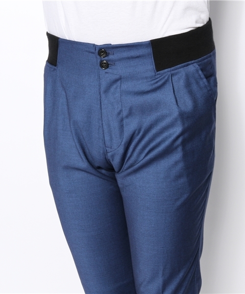 WHO'S WHO gallery（フーズフーギャラリー）の「リブ付イージーパンツ（スラックス・メンズ・チャコールグレー/ブルー/ネイビー/ブラック/その他20/その他・MEDIUM/LARGE）」の13枚目の写真