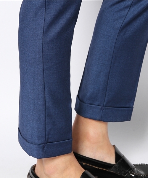 WHO'S WHO gallery（フーズフーギャラリー）の「リブ付イージーパンツ（スラックス・メンズ・チャコールグレー/ブルー/ネイビー/ブラック/その他20/その他・MEDIUM/LARGE）」の9枚目の写真