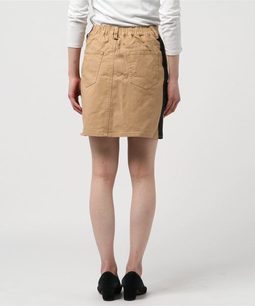 WEGO（ウィゴー）の「WEGO/サイドラインツイルタイトミニスカート（スカート・レディース・ベージュ/パープル/ブラック系その他2・FREE）」の5枚目の写真