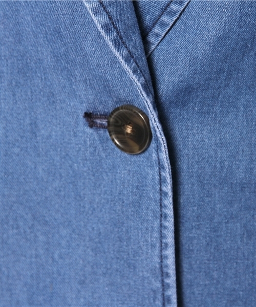 WEGO(ウィゴー)の「WEGO/ビッグジャケット(テーラードジャケット・レディース・ライトベージュ/ネイビー・FREE)」の3枚目の写真