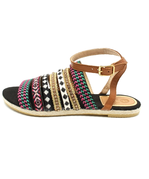 Ray BEAMS（レイビームス）の「○Vidorreta / マルチベルト サンダル（サンダル・レディース・ブラック・36/39/38/37/35）」の3枚目の写真