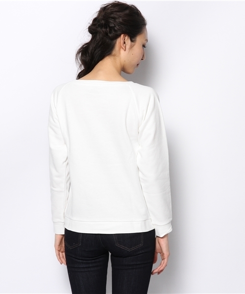 green label relaxing（グリーンレーベルリラクシング）の「MINNIE MOUSE スウェット（スウェット・レディース・ホワイト・フリー）」の3枚目の写真