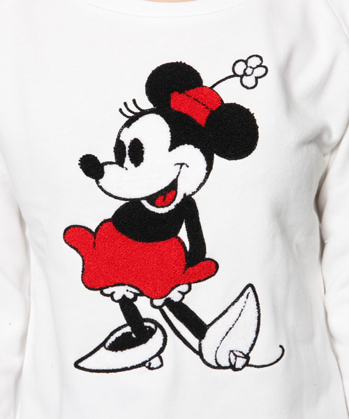 green label relaxing（グリーンレーベルリラクシング）の「MINNIE MOUSE スウェット（スウェット・レディース・ホワイト・フリー）」の8枚目の写真