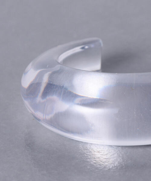 UNITED ARROWS（ユナイテッドアローズ）の「UWSC ハーフ バングル ◆（ブレスレット・レディース・ナチュラル/ホワイト/ブラウン・FREE）」の9枚目の写真