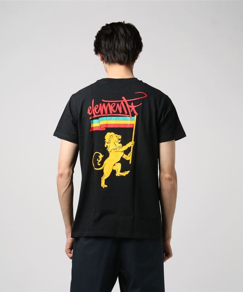 ELEMENT(エレメント)の「半袖Tシャツ ELEMENT DESI AJ021-213(Tシャツ/カットソー・メンズ・ホワイト/ブラック・M/L/XL)」の4枚目の写真