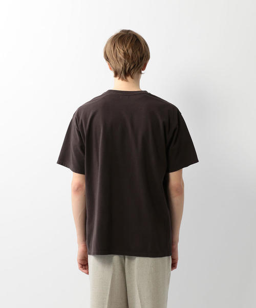 Steven Alan（スティーブンアラン）の「＜Steven Alan＞ LIGHT HI-DENS SHORT SLEEVE TEE-TETRA/Tシャツ（Tシャツ/カットソー・メンズ・ホワイト/ダークブラウン/ブラック・MEDIUM/SMALL/X-LARGE/LARGE）」の10枚目の写真