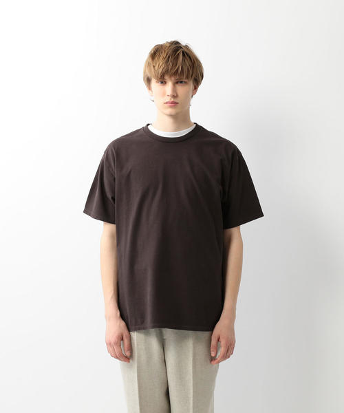 Steven Alan（スティーブンアラン）の「＜Steven Alan＞ LIGHT HI-DENS SHORT SLEEVE TEE-TETRA/Tシャツ（Tシャツ/カットソー・メンズ・ホワイト/ダークブラウン/ブラック・MEDIUM/SMALL/X-LARGE/LARGE）」の11枚目の写真