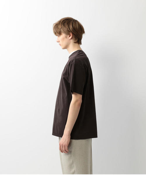 Steven Alan（スティーブンアラン）の「＜Steven Alan＞ LIGHT HI-DENS SHORT SLEEVE TEE-TETRA/Tシャツ（Tシャツ/カットソー・メンズ・ホワイト/ダークブラウン/ブラック・MEDIUM/SMALL/X-LARGE/LARGE）」の12枚目の写真
