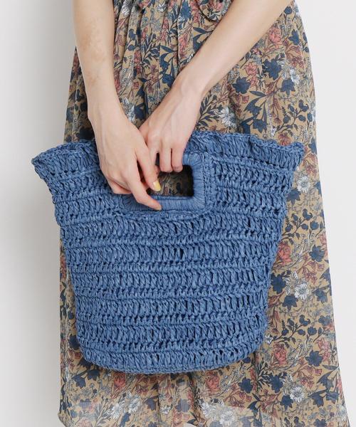 Gisele6月号掲載 スクエアかごバッグ