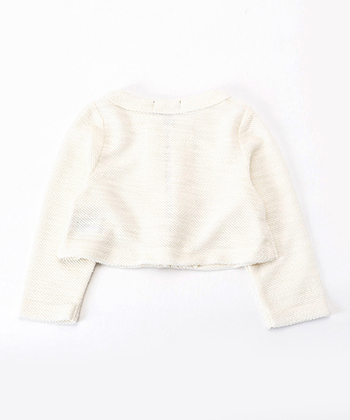 COMME CA ISM（コムサイズム）の「ボレロ カーディガン（カーディガン/ボレロ・キッズ・アイボリー/グレー・110cm/100cm/120cm/130cm）」の8枚目の写真