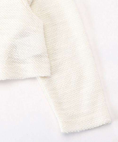 COMME CA ISM（コムサイズム）の「ボレロ カーディガン（カーディガン/ボレロ・キッズ・アイボリー/グレー・110cm/100cm/120cm/130cm）」の6枚目の写真