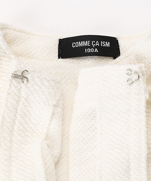 COMME CA ISM（コムサイズム）の「ボレロ カーディガン（カーディガン/ボレロ・キッズ・アイボリー/グレー・110cm/100cm/120cm/130cm）」の5枚目の写真