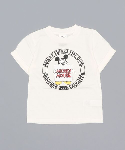 Md Mickey Logo Sign Kids Tシャツ