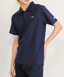 FILA（フィラ）の「【FILA/フィラ】WEB限定 別注 機能付き ワンポイント ロゴ刺繍 綿100% 半袖ポロシャツ/抗菌防臭＋接触冷感＋汗染み防止（ポロシャツ）」