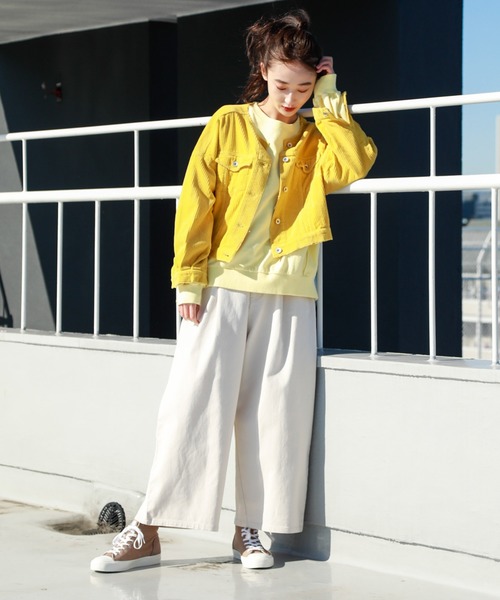 niko and...（ニコアンド）の「VARDHMANカツラギアーチワイドパンツ（その他パンツ・レディース・アイボリー/カーキ/ベージュ/ブラック・MEDIUM/LARGE）」の7枚目の写真