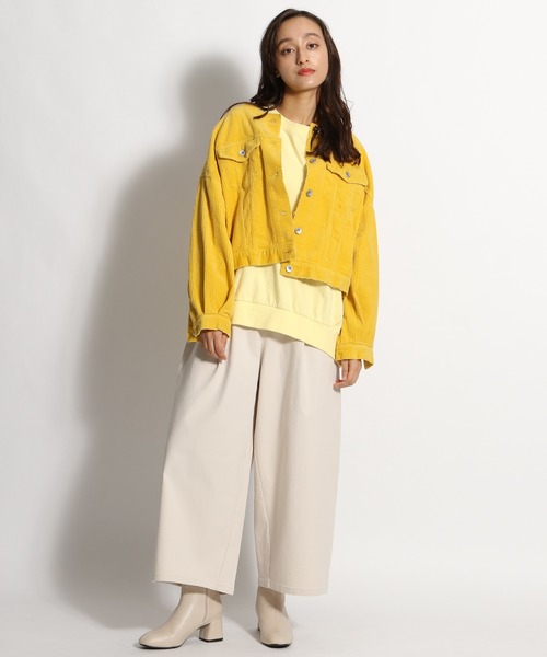 niko and...（ニコアンド）の「VARDHMANカツラギアーチワイドパンツ（その他パンツ・レディース・アイボリー/カーキ/ベージュ/ブラック・MEDIUM/LARGE）」の12枚目の写真