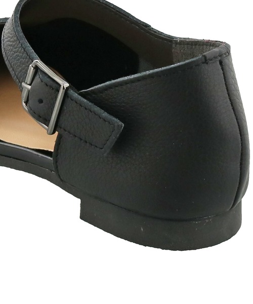 ENあしながおじさん（エンアシナガオジサン）の「〈ENあしながおじさん〉アシンメトリーパンプス（パンプス・レディース・ブラック/アイボリー/ライトベージュ・22.5cm/23.5cm/24.5cm/23.0cm/24.0cm）」の12枚目の写真