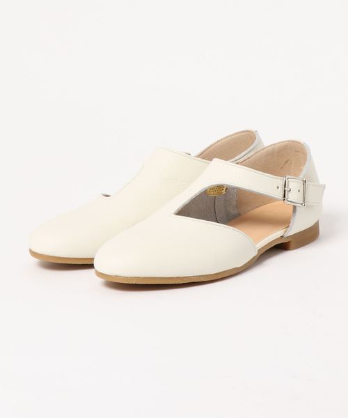 ENあしながおじさん（エンアシナガオジサン）の「〈ENあしながおじさん〉アシンメトリーパンプス（パンプス・レディース・ブラック/アイボリー/ライトベージュ・22.5cm/23.5cm/24.5cm/23.0cm/24.0cm）」の4枚目の写真