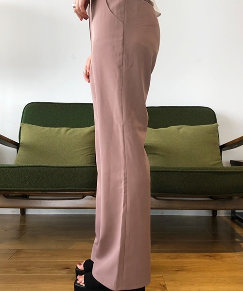 PairPair（ペアペア）の「スリット入りセミフレアパンツ（その他パンツ・レディース・ブラック/スモークピンク/モカ/アイボリー/ライトグリーン・SMALL/MEDIUM）」の11枚目の写真