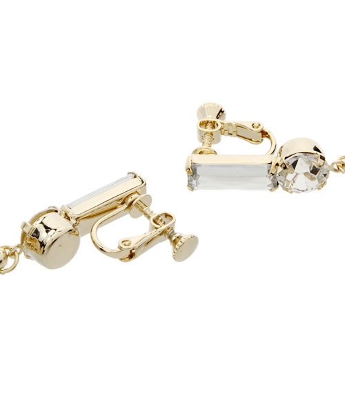 Kastane（カスタネ）の「【Kastane】タッセルイヤリング（ピアス（両耳用）・レディース・ブラック/グレー・FREE）」の4枚目の写真