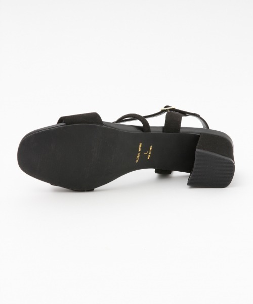 GLOBAL WORK（グローバルワーク）の「片手で履けるヒールサンダル/870792（サンダル・レディース・ホワイト系その他/ブラック/ブラウン/グレイッシュベージュ・SMALL/MEDIUM/LARGE）」の8枚目の写真