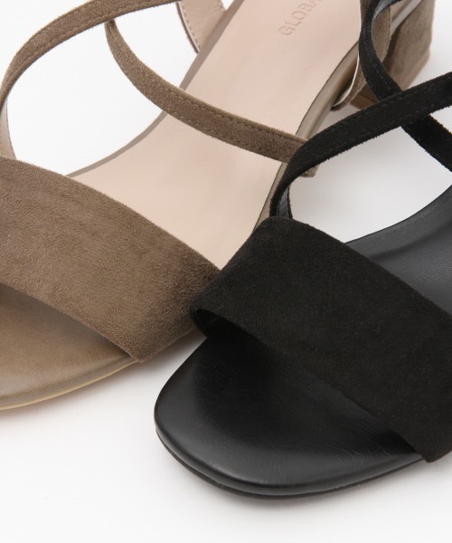 GLOBAL WORK（グローバルワーク）の「片手で履けるヒールサンダル/870792（サンダル・レディース・ホワイト系その他/ブラック/ブラウン/グレイッシュベージュ・SMALL/MEDIUM/LARGE）」の10枚目の写真