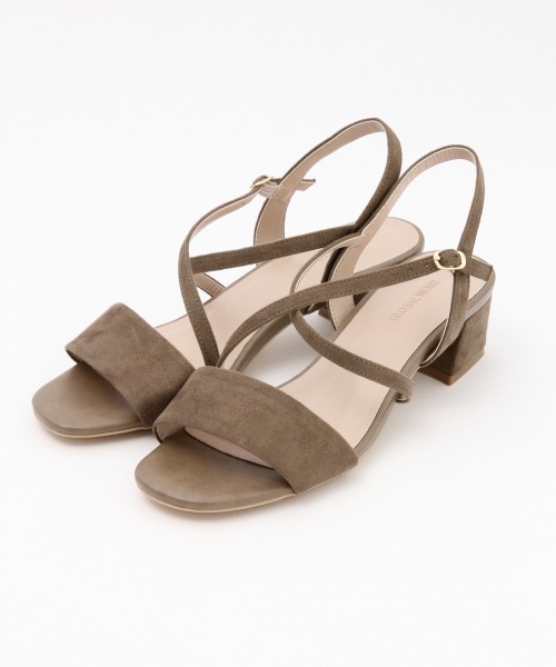 GLOBAL WORK（グローバルワーク）の「片手で履けるヒールサンダル/870792（サンダル・レディース・ホワイト系その他/ブラック/ブラウン/グレイッシュベージュ・SMALL/MEDIUM/LARGE）」の12枚目の写真