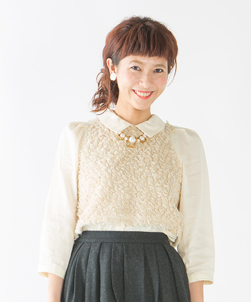 mystic（ミスティック）の「モコモコベストドッキングシャツ（シャツ/ブラウス・レディース・キャメル/ベージュ/チャコールグレー/ブラック・ﾌﾘ-）」の3枚目の写真