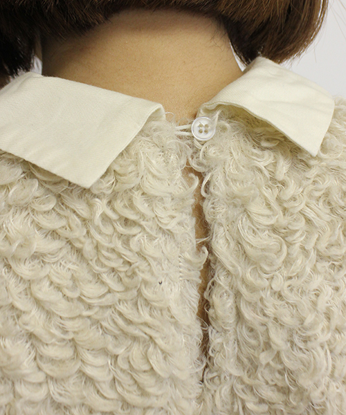 mystic（ミスティック）の「モコモコベストドッキングシャツ（シャツ/ブラウス・レディース・キャメル/ベージュ/チャコールグレー/ブラック・ﾌﾘ-）」の10枚目の写真