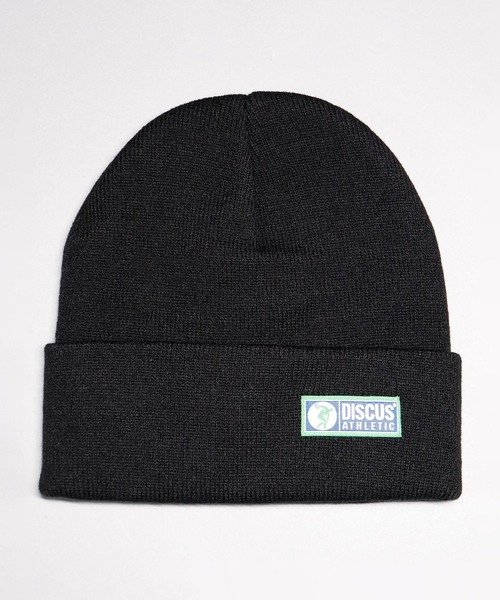 DISCUS（ディスカス）の「【DISCUS】ワンポイント ニットキャップ（ニットキャップ/ビーニー・メンズ・ブラック/レッド/ロイヤルブルー/ネイビー/グレー・FREE）」の2枚目の写真