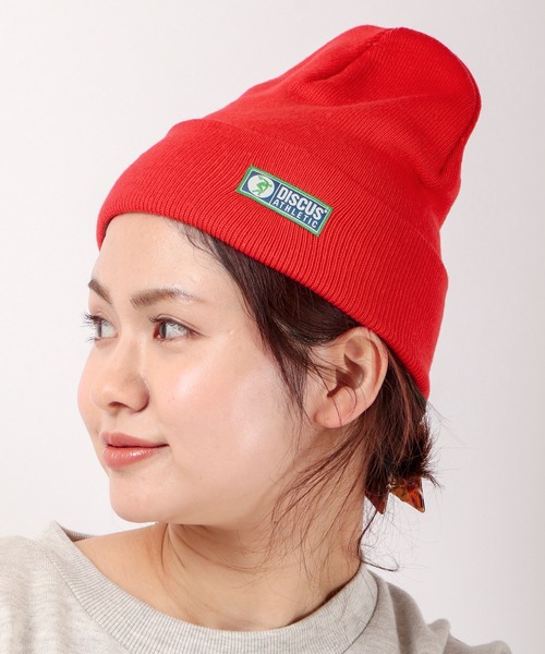 DISCUS（ディスカス）の「【DISCUS】ワンポイント ニットキャップ（ニットキャップ/ビーニー・メンズ・ブラック/レッド/ロイヤルブルー/ネイビー/グレー・FREE）」の14枚目の写真