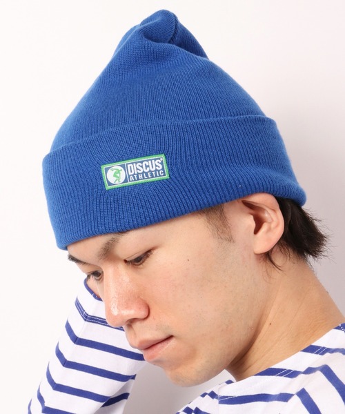 DISCUS（ディスカス）の「【DISCUS】ワンポイント ニットキャップ（ニットキャップ/ビーニー・メンズ・ブラック/レッド/ロイヤルブルー/ネイビー/グレー・FREE）」の18枚目の写真