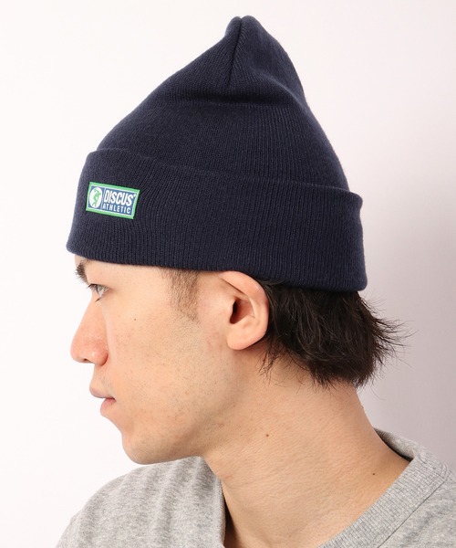 DISCUS（ディスカス）の「【DISCUS】ワンポイント ニットキャップ（ニットキャップ/ビーニー・メンズ・ブラック/レッド/ロイヤルブルー/ネイビー/グレー・FREE）」の22枚目の写真