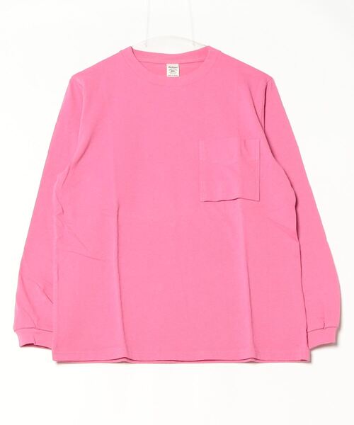 Jackman（ジャックマン）の「USA Cotton L/S Pocket T-Shirt（Tシャツ/カットソー・メンズ・ホワイト/ネイビー/ライトオリーブ/スミクロ/ブラック/ホワイト×グレー/キナリ/ローズ/コーラル/ライトブルーグレー/ネイビー系/ブラウン系その他/オフホワイト/ダークカーキ/サンドグレー/サックスブルー・SMALL/MEDIUM/LARGE/X-LARGE）」の15枚目の写真