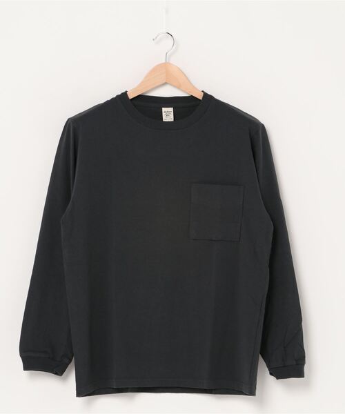 Jackman（ジャックマン）の「USA Cotton L/S Pocket T-Shirt（Tシャツ/カットソー・メンズ・ホワイト/ネイビー/ライトオリーブ/スミクロ/ブラック/ホワイト×グレー/キナリ/ローズ/コーラル/ライトブルーグレー/ネイビー系/ブラウン系その他/オフホワイト/ダークカーキ/サンドグレー/サックスブルー・SMALL/MEDIUM/LARGE/X-LARGE）」の6枚目の写真