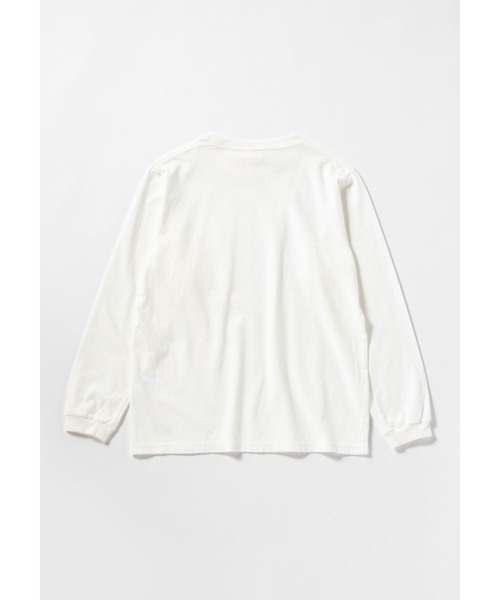 Jackman（ジャックマン）の「USA Cotton L/S Pocket T-Shirt（Tシャツ/カットソー・メンズ・ホワイト/ネイビー/ライトオリーブ/スミクロ/ブラック/ホワイト×グレー/キナリ/ローズ/コーラル/ライトブルーグレー/ネイビー系/ブラウン系その他/オフホワイト/ダークカーキ/サンドグレー/サックスブルー・SMALL/MEDIUM/LARGE/X-LARGE）」の19枚目の写真